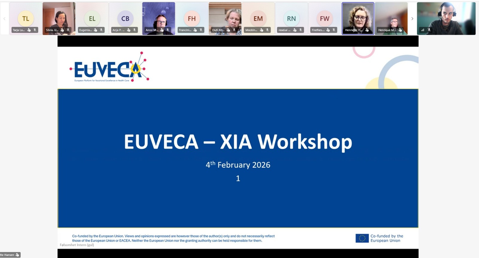 Exploring synergies between EUVECA and XiA: reusability, sustainability and shared educational assets