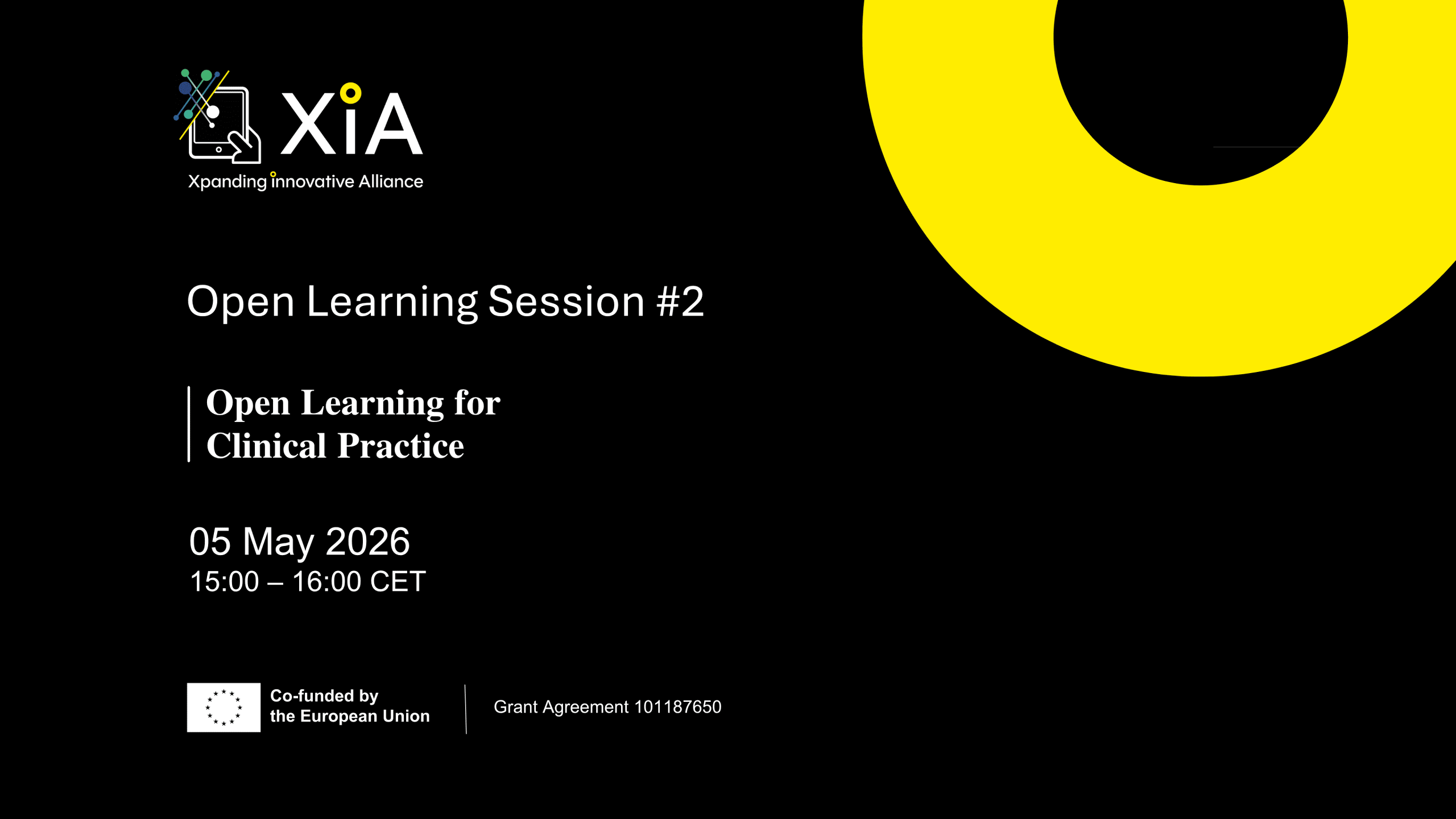 XiA Open Learning Session 2 – Open Learning for Clinical Practice – 5 May 2026